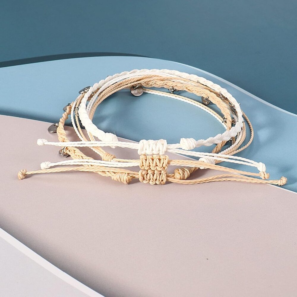 Adjustable Waterproof Anklets With Braided Chain … - image 5